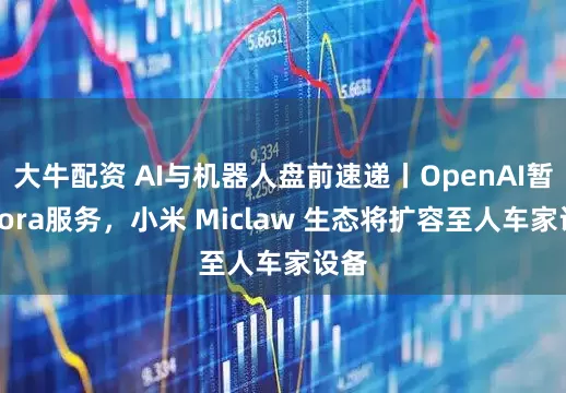 大牛配资 AI与机器人盘前速递丨OpenAI暂停Sora服务，小米 Miclaw 生态将扩容至人车家设备